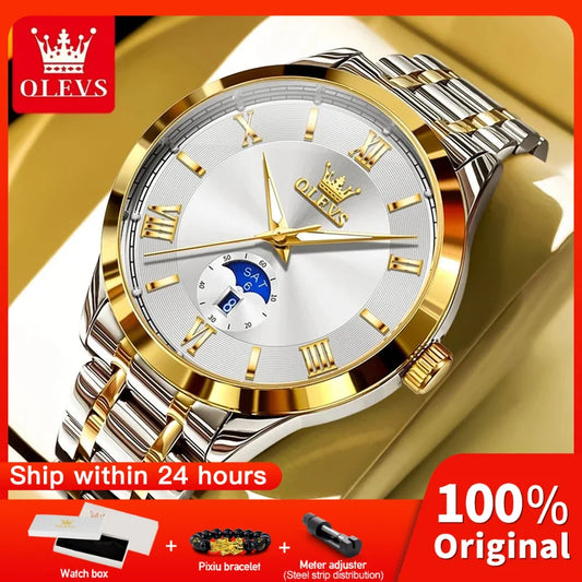 Mens Quartz Watch Stainless Steel